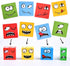Wooden Face Changing Magic Cube Game - Expression Puzzle Building Blocks for Kids and Adults