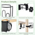 2 Pcs Desk Cup Holders, Anti-Spill Clamp-on Drink Mounts for Table, Adjustable Coffee Bottle Racks for Desks, Tables