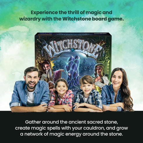 R&R Games Witchstone, Strategy Game for Family Board Game Night, for Kids, Teens, and Adults