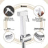 XKHLQLPEF Set Handheld Bidet Sprayer for Toilet, Chrome Portable Cloth Diaper Sprayer Brass Bathroom Bidet Sprayer Kit