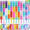 Kids Party Favors Pop Fidget Toys, 24 Packs Fidget Bracelets for Birthday Party Goodie Bags, Classroom Prizes