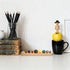 ZENFUN Nine Planets in Solar System with Wooden Stand, Natural Gemstones Sphere Solar System Model Kit, Planet Marbles
