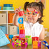 Hxezoc 12 Pcs DIY Building Bricks Glasses, Creative Building Block Games for Kids, Birthday Party Supplies