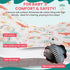Floor,50x50 Inch Baby Play Mat for Soft Padding Crawling Mat for Playpen, Foldable and Machine Washable, Thick