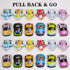 46 Pcs Mini Pull Back Planes and Cars for Toddlers, Racing Vehicles Set for Kids, Bulk Toys for Classroom Prizes