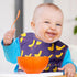 6Pcs Baby Feeding Bibs, Waterproof Toddler Bib Set with Crumb Catcher Pocket for 6-24 Months
