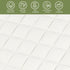 3" 38" Lx24 Mini Mattress, W Premium Foam Mattresses, Soft Pure Cotton Breathable Cover Fabric, Waffle Grid