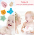 Set 5 Pack Konjac Baby Bath Sponge - Soft Cleansing Facial & Body Sponge for Delicate Skin, Natural Konjac Fiber Bath