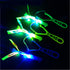 Amazing LED Flying Toys for Kids, 12 PCS Light Up Slingshot Helicopter Toy, Glow in The Dark Party Favors