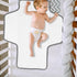 Portable Washable Diaper Changing Mat - Waterproof Newborn Changing Pad with Wave Design