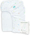 Hugs & Llamas | 100% Organic Cotton Muslin Fitted Crib Sheet |