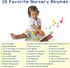 28 28-Button 1-3 LEARNING BUGS Fun Favorite Nursery Rhymes Sing Along with Nursery Rhymes, Musical Books for Toddlers
