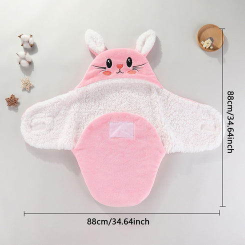 SEVDO 0-6 Swaddles for Newborns,Personalized Baby Sleep Sack,Infant Cute Plush Receiving Blanket Months for Girl Boy