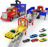 Carrier Truck Race Track Toys, Truck Toys for 3, 4, 5, 6,
