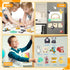 Fridge Magnets for Toddlers 1-3, Large Size Educational Magnetic Toys for Kids, Cute Animal Refrigerator Magnets