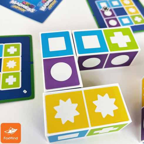 FoxMind Games Match Madness Junior - A Pattern Matching Puzzle Game for Ages 4+, Play with up to 4 Players