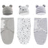 ATONGQI 3-Pack Organic Baby Swaddle Sleep Sacks - Newborn Swaddle Sack - Ergonomic