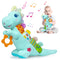 Holaxander Baby Dino Plush Soft Stuffed Animal Toy for 0-3-6-12+ Months,Infant Musical Toy