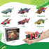 3-5 6 Pack 3 4 5 EASYFUN Dinosaur Toys for Kids Pull Back Toy Cars Dino Toys for and Up Boys Girls Dinosaur Games