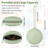 2 Pack senbowe Silicone Pacifier Holder Case, Newborn Baby Portable Silicone Pacifier Case Cover Pouch for Diaper Bag