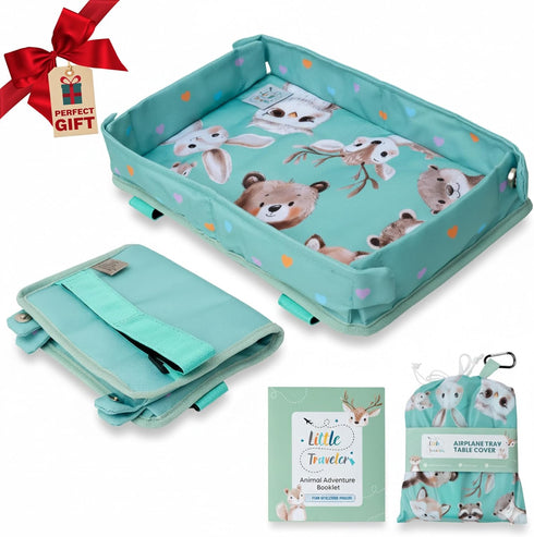 Little Traveler Waterproof Airplane Tray Table Cover Universal Fit & Easy Setup