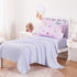 Set 4 Set Wake In Cloud - Butterfly Toddler Bedding for Girls, Cute Colorful Butterfly with Floral Flowers, Pieces Soft