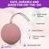 2-Pack HippoBaby Silicone Pacifier Holder Case BPA-Free, Food-Grade Silicone Zippered Travel Pacifier Organizer