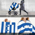 CQMZJHU Greek Flag Baby Car Seat, Rain Shelter, Multifunctional Nursing Cover for Newborns, Mother Care, Breastfeeding