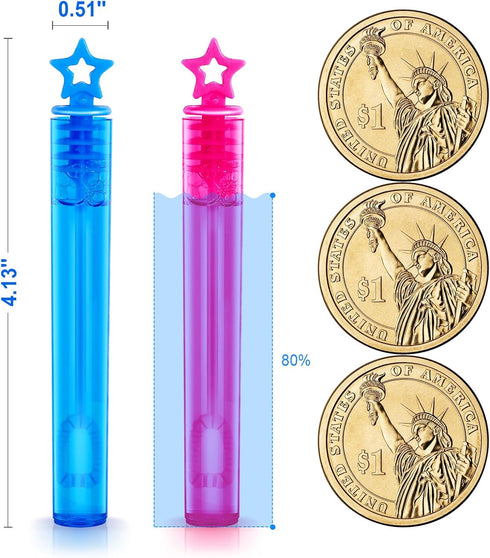 240 Pieces Mini Bubble Wands, Assortment Party Favors for Kids, Goodie Bags, Themed Birthday, Halloween, Wedding Gifts