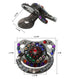 Dummy CutiePlusU Adult Sized Pacifier for Adult-Crystal DIY Handmade-Black Demon Eyes