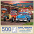 Bits and Pieces 500 Piece Jigsaw Puzzle for Adults, Hot Rod Sunset 18" x 24" Colorful Classic Cars by Bigelow
