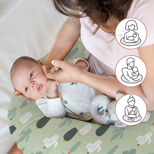 Tummy Little Grape Land Nursing Pillow for Infants, Breastfeeding Pillows, Baby Support Pillow for Nursing, Bottle
