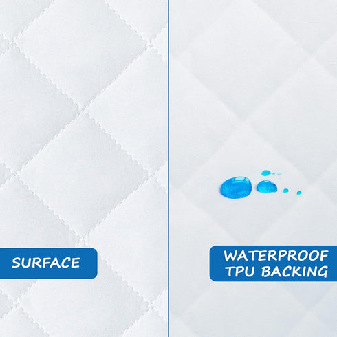 (32"x17") 2 Pack Bassinet Mattress Pad Cover Fit for Hourglass/Oval Bassinet Mattress, Waterproof Bassinet Mattress