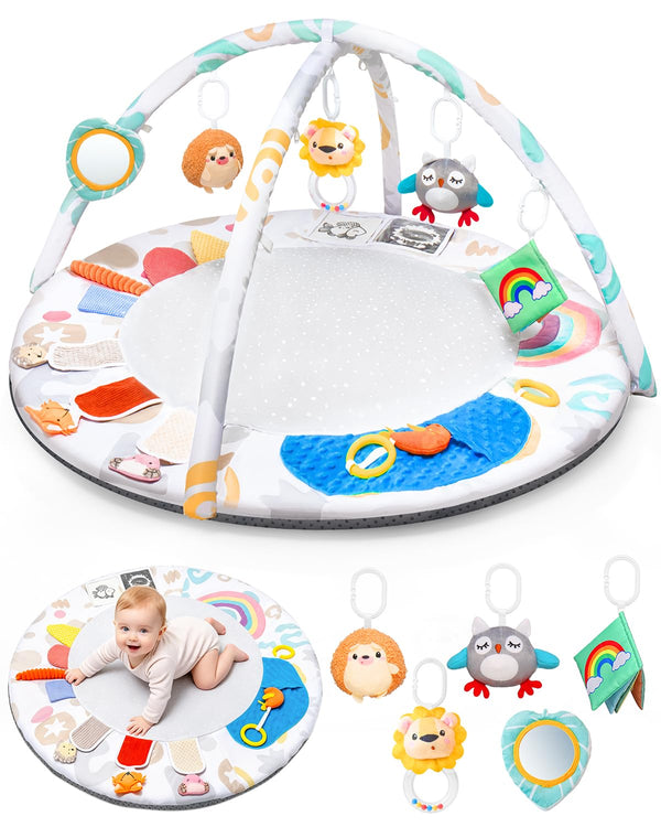 Montessori Baby Play Gym & Activity Mat for Brain Development (0-12Mo) |