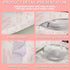 Oskeray Pregnancy Maternity Pillow for Sleeping, Support for HIPS, Backs, Legs, with Detachable and Adjustable Cover