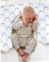 Blue Bows Ribbon Baby Nursing Pillow Covers for Boy Girl Pastel Blue Ribbons Nursing Pillow Slipcovers