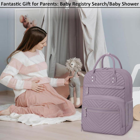 Backpack Tenot Diaper Bag for Women Large Capacity with Insulated Pockets Multifunctional Diaper Bags For Baby Girl Boy