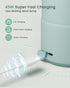 17 Portable Bottle Warmer Extended Battery Life - Dual Heating Modes for Breast Milk & Water, Ounces, Fast Heating