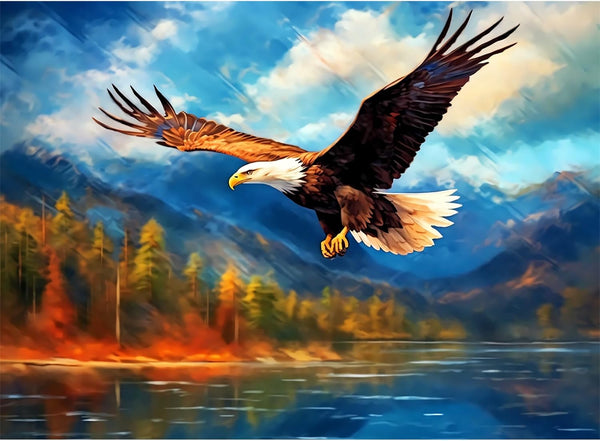 500 Piece Jigsaw Puzzle for Adults, Eagle Puzzles Games, Great Gift for Family, 20.5"X15" for Adult Children Elderly