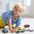 City Race Buggy Transporter Building Set, 324 PCS 3 in 1 City Service Truck Cars Building Blocks Kit