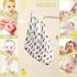 YETTASBIN 4 5 Pack Dachshund Dog Muslin Baby Hand Washcloths, Soft Cotton Bath Face Towel, Layers Extra Absorbent