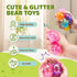 VESPRO 24 Pack Gummy Bear Stress Squishy BallFidget Taba Squishy Toys for Kids Sugar Filled Stress Cube, Bear Toys