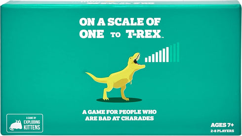 On a Scale of One to T-Rex by Exploding Kittens: Card Game for People Who Are Bad at Charades