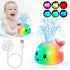 1-3, 6-12 1 Gigilli Baby Girl Bath Toys, Light Up Whale Sprinkler Bath Toys for Kids Ages Pool Water Table Bathtub