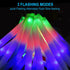 100 + 2 Pack Foam Glow Sticks Bulk Party Pack, Light Up Foam Sticks for Raves, Camping, Wedding, 3 Flashing Modes