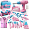 Kids Tool Set 55Pcs Tool Box Toddler Tool Kit for Girls Play