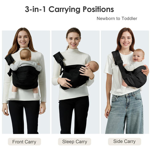 7-30lbs, Baby Sling Carrier, Adjustable Baby Carrier Newborn to Toddler Carrier for Toddler Sling Carriers, Toddlers