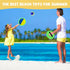 Set 4 3 Sets, Sets Outdoor Games - Beach Toys, Toss and Ball with Paddles and Balls, Perfect Yard Games Playground