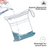 ALVABABY 2pcs Superior Waterproof Wet Dry Bags, Reusable with Two Zippered Pockets for Baby Cloth Diapers, Travel, Beach