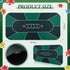 5-10 Kinlop Poker Mat Table Top with Storage Bag Portable Rubber Poker Table Cover Folding Texas for Players Layout